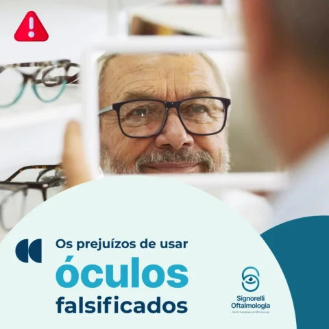 Os prejuízos de usar óculos falsificados