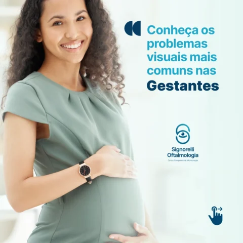 Alterações visuais relacionadas aos hormônios da gravidez