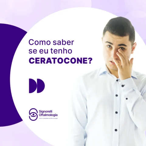 Como saber se eu tenho Ceratocone?
