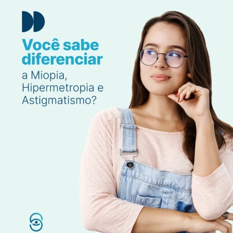 Você sabe diferenciar a Miopia, Hipermetropia e Astigmatismo?