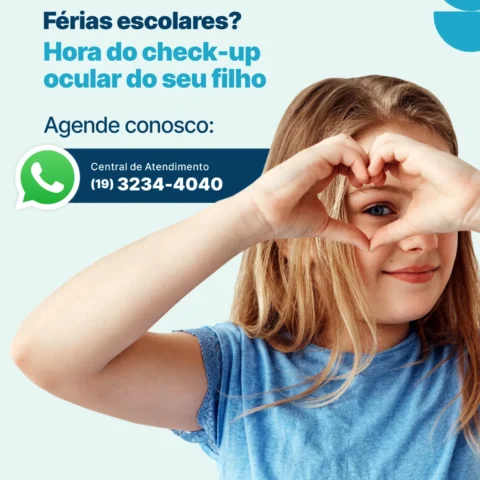 Férias escolares? Hora de check-up ocular para seu filho