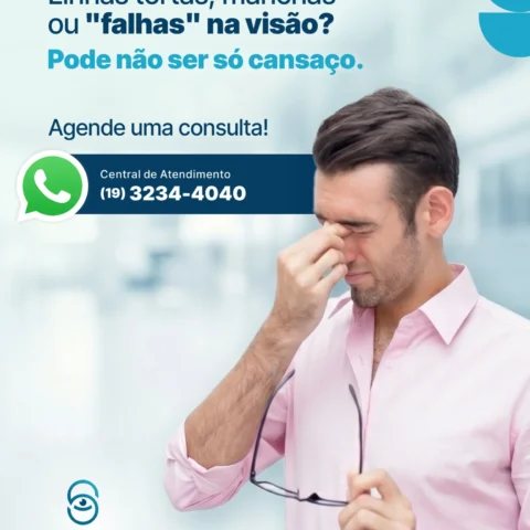 Agende um check-up ocular!