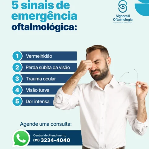 5 sinais de emergência oftalmológica