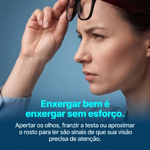Enxergar bem é enxergar sem esforço